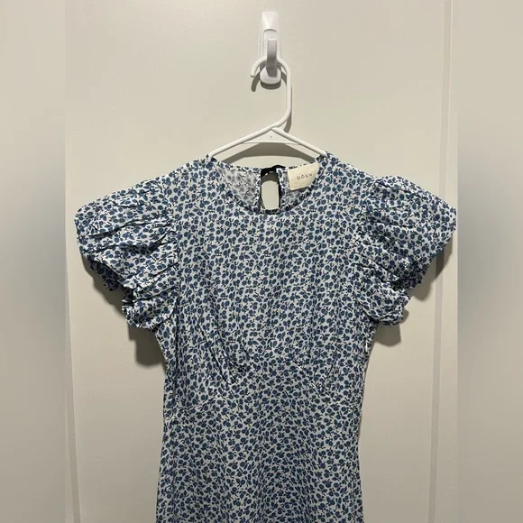 NWT Doen Romina Dress in Cornflower Hillside Bloom - Picture 6 of 11